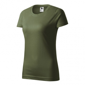 Dámske tričko Basic W MLI-13409 Kaki zelená - Malfini
