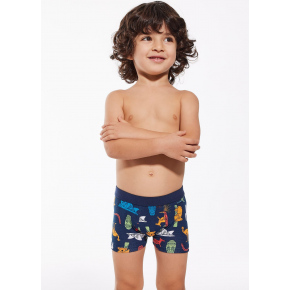 Chlapčenské boxerky Young Boy 700/134 Australia Tmavomodrá s potlačou - Cornette