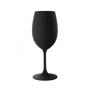 Čierny pohár na víno 350 ml - 6pack