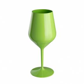 Zelený nerozbitný plastový pohár na víno 470 ml 6pack