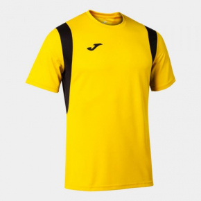 Unisex funkčný šport tričko Dinamo 100446.900 Žltá s čiernou - Joma